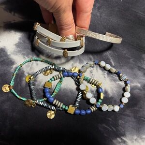 Ermish bracelet bangle lot blue
